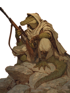 Desert Sniper Crocodile V2 Vinyl Car Decal Sticker – Waterproof & UV-Resistant 8.213333333333333"