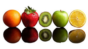 Assorted Fruits Display V4 Vinyl Car Decal Sticker – Waterproof & UV-Resistant 2.72"