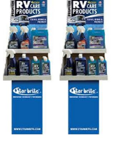 2x Eye-catching Star Brite RV Care Products Display | Free-Standing | High-Traffic Areas