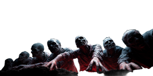 Crawling Zombies V2 Vinyl Car Decal Sticker – Waterproof & UV-Resistant 2.56"