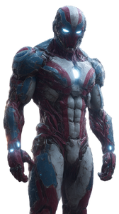 Pepsi Cyborg Warrior Vinyl Car Decal Sticker – Waterproof & UV-Resistant 9.706666666666667"