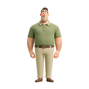 Pixar Style Character V17 Vinyl Car Decal Sticker – Waterproof & UV-Resistant 6.826666666666667"