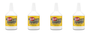 4x Protect Your Drivetrain with Red Line 75W-85 Synthetic Gear Oil | 1 Quart Bottle - GL-5 Rated 4x Protect Your Drivetrain with Red Line 75W-85 Synthetic Gear Oil | 1 Quart Bottle - GL-5 Rated