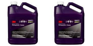 2x 3M Rubbing Compound | High Gloss Formula, Removes P1000 Scratches | 1 Gallon Bottle, Case Of 4