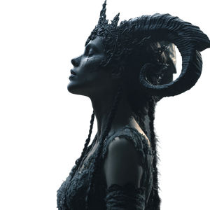 Dark Demon Queen V4 Vinyl Car Decal Sticker – Waterproof & UV-Resistant 3.4133333333333336"