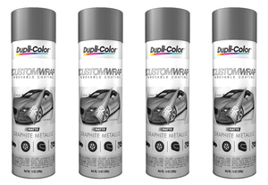 4x VHT/Duplicolor Canada Metallic Graphite Paint |EZ Touch Spray Nozzle|Removable Coating