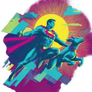 Superhero Duo Flight V2 Vinyl Car Decal Sticker – Waterproof & UV-Resistant 3.4133333333333336"