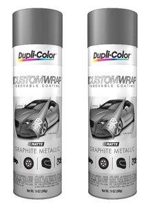 2x VHT/Duplicolor Canada Metallic Graphite Paint |EZ Touch Spray Nozzle|Removable Coating