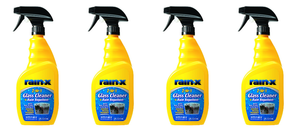 4x Rain-X 2-In-1 Glass Cleaner | Fast & Streak-Free | Water Repellent Formula