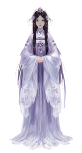 Anime Hanfu Girl V9 Vinyl Car Decal Sticker – Waterproof & UV-Resistant 4.96"
