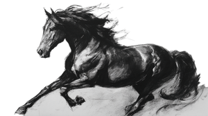 Brave Running Horse Vinyl Car Decal Sticker – Waterproof & UV-Resistant 5.4