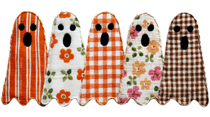 Cartoonish Halloween Ghosts Vinyl Car Decal Sticker – Waterproof & UV-Resistant 2.72"