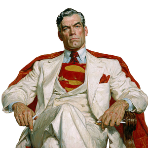 Superman Portrait V15 Vinyl Car Decal Sticker – Waterproof & UV-Resistant 3.4133333333333336"