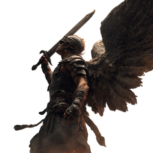 Warrior Angel Rising Vinyl Car Decal Sticker – Waterproof & UV-Resistant 3.4133333333333336"