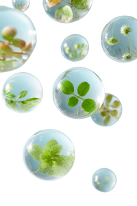 Floating Plant Spheres Vinyl Car Decal Sticker – Waterproof & UV-Resistant 4.4