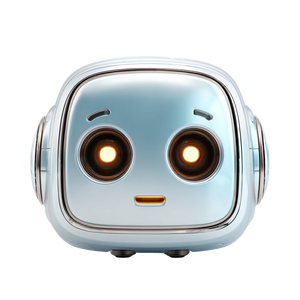 Friendly Robot Icon V2 Vinyl Car Decal Sticker – Waterproof & UV-Resistant 3.4133333333333336"