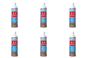 6x Berryman Fuel System Cleaner 0117C B-12 Chemtool; Use To Clean Automatic Chokes/Carburetors/Linkages/Distributor Shaft/Throttle Body; 16 Ounce Aerosol Can; Single; With Extension Tube; VOC Compliant In All 50 States; With Canadian Label
