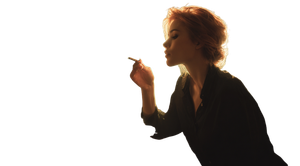 Redhead Smoking V2 Vinyl Car Decal Sticker – Waterproof & UV-Resistant 2.72"