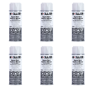 6x Long-Lasting Johnson/ Evinrude White Engine Paint | Heat & Solvent Resistant | Marine Series