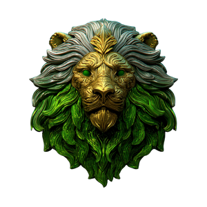 3D Lion Logo Vinyl Car Decal Sticker – Waterproof & UV-Resistant 3.4133333333333336"