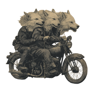 Three Wolf Heads Vinyl Car Decal Sticker – Waterproof & UV-Resistant 3.4133333333333336" Three Wolf Heads Vinyl Car Decal Sticker – Waterproof & UV-Resistant 3.4133333333333336"