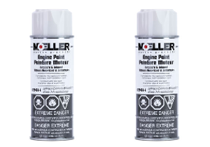 2x Long-Lasting Johnson/ Evinrude White Engine Paint | Heat & Solvent Resistant | Marine Series