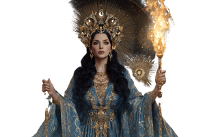 Majestic Hekate Portrait V2 Vinyl Car Decal Sticker – Waterproof & UV-Resistant 5.97333333333333