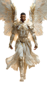 Golden Angel Warrior V28 Vinyl Car Decal Sticker – Waterproof & UV-Resistant 9.813333333333333"