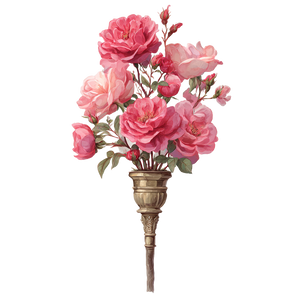 Rose Torch V2 Vinyl Car Decal Sticker – Waterproof & UV-Resistant 3.4133333333333336"