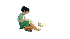 Summer Serenity Scene Vinyl Car Decal Sticker – Waterproof & UV-Resistant 5.4