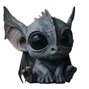 Creepy Cute Gargoyle V3 Vinyl Car Decal Sticker – Waterproof & UV-Resistant 3.4133333333333336"