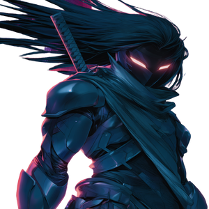 Mecha Wind Ninja Vinyl Car Decal Sticker – Waterproof & UV-Resistant 6.826666666666667"