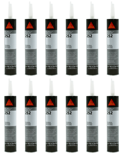 12x Premium AP Products Sikaflex-252 Caulk Sealant | Bonds and Seals Any Surface | Gap Filling | White | 10.5 oz 12x Premium AP Products Sikaflex-252 Caulk Sealant | Bonds and Seals Any Surface | Gap Filling | White | 10.5 oz