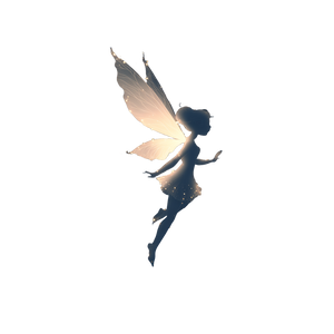 Glowing Fairy Silhouette V4 Vinyl Car Decal Sticker – Waterproof & UV-Resistant 3.4133333333333336"