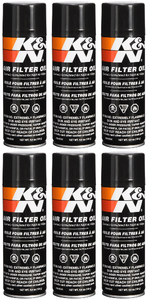 6x Ultimate K&N Air Filter Oil | Performance Boost | 6.5oz Aerosol | Single Can