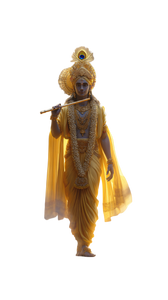 Lord Krishna At Heaven Vinyl Car Decal Sticker – Waterproof & UV-Resistant 9.706666666666667"