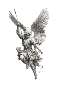 Archangel Michael Tattoo V16 Vinyl Car Decal Sticker – Waterproof & UV-Resistant 4.4