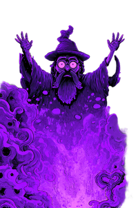 Evil Wizard Magic V3 Vinyl Car Decal Sticker – Waterproof & UV-Resistant 8.96"