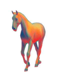 Horse V23 Vinyl Car Decal Sticker – Waterproof & UV-Resistant 8.213333333333333"