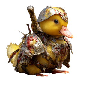 Yellow Baby Duck V3 Vinyl Car Decal Sticker – Waterproof & UV-Resistant 3.4133333333333336"