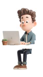 Pixar-Style Entrepreneur Vinyl Car Decal Sticker – Waterproof & UV-Resistant 4.8533333333333335"