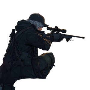 Cyberpunk Sniper V4 Vinyl Car Decal Sticker – Waterproof & UV-Resistant 3.4133333333333336"