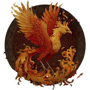 Fiery Phoenix V12 Vinyl Car Decal Sticker – Waterproof & UV-Resistant 3.4133333333333336"