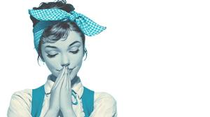 Grateful Lady Smiling V2 Vinyl Car Decal Sticker – Waterproof & UV-Resistant 2.72"