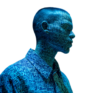 Cyan Binary Man Vinyl Car Decal Sticker – Waterproof & UV-Resistant 6.826666666666667"