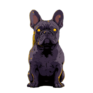 Mystic French Bulldog V3 Vinyl Car Decal Sticker – Waterproof & UV-Resistant 3.4133333333333336"