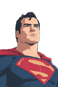 Superman Comic Portrait V2 Vinyl Car Decal Sticker – Waterproof & UV-Resistant 8.96"