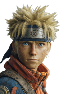 Naruto Uzumaki Portrait V8 Vinyl Car Decal Sticker – Waterproof & UV-Resistant 8.96"
