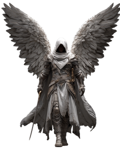 Fallen Angel Warrior V14 Vinyl Car Decal Sticker – Waterproof & UV-Resistant 4.0"