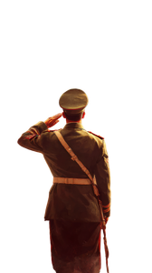 Heroic Soldier Salute Vinyl Car Decal Sticker – Waterproof & UV-Resistant 4.8533333333333335"